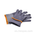 Guantes de mano protectores de Hespax con cáscara de seguridad de punto sin costura